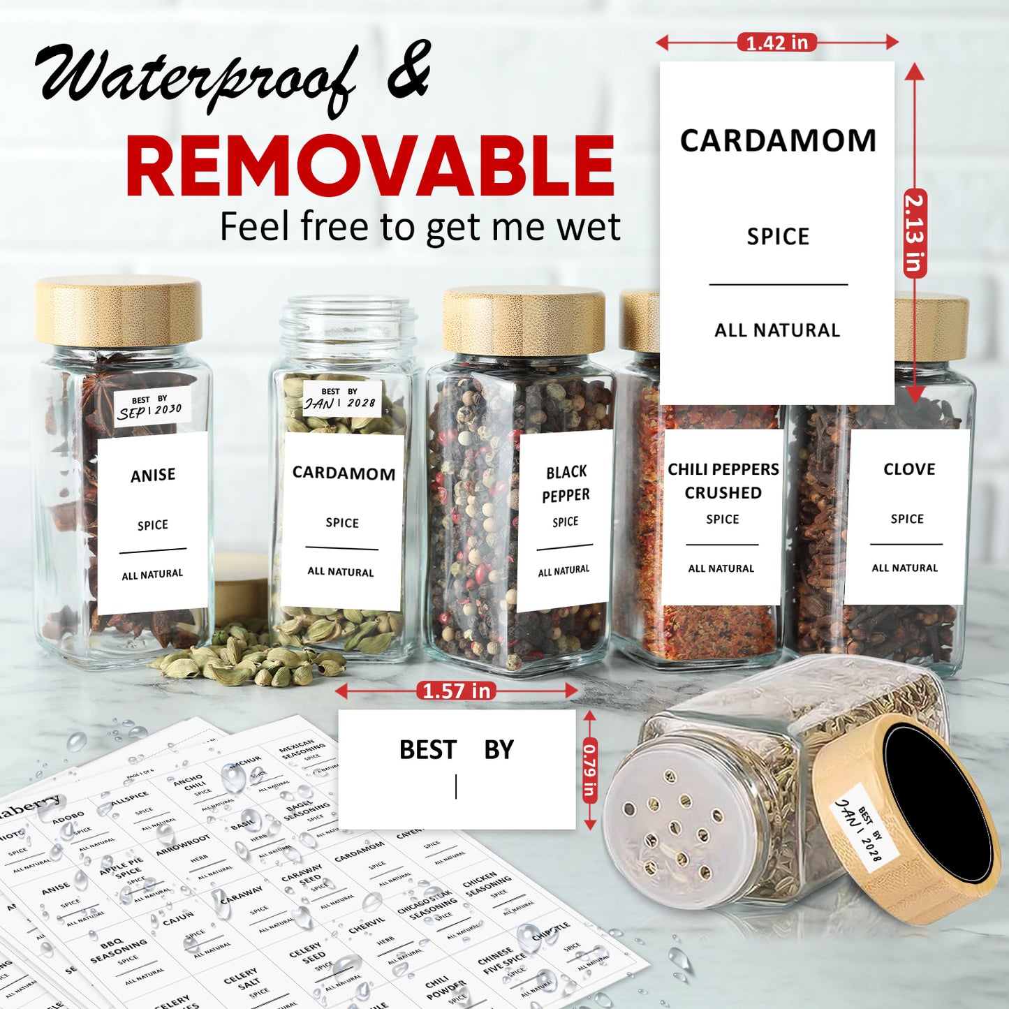 modaberry 4 oz spice jars, mini spice jars, glass seasoning jars, modern spice jars, square glass spice jars, spice jars near me, glass spice jars wholesale, cute spice jars, spice jars with wood lids, seasoning jar set, mini seasoning bottles, masala jars, 4 ounce spice jars, kitchen spice containers, minimalist spice labels, spice storage containers, seasoning containers, empty spice jars, best spice jars with bamboo lid, square spice jars, spice containers, spice bottles, small spice jars,